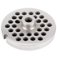 Avantco MG2247 #22 Stainless Steel Grinder Plate for MG22 Meat Grinder - 5/16 inch