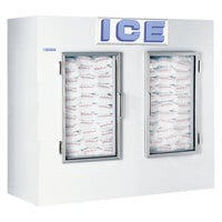 Polar Temp 850CWG Two Door Cold Wall Indoor Ice Merchandiser - 85 cu. ft.
