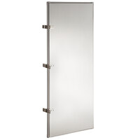 Lavex Janitorial 18 inch x 42 inch Stainless Steel Urinal Partition