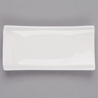 Arcoroc R0736 Appetizer Rectangular Porcelain Plate by Arc Cardinal - 6/Pack