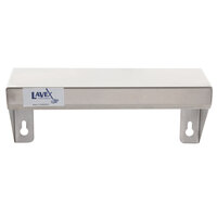 Lavex Janitorial 5 inch x 12 inch Stainless Steel Restroom Wall Mount Shelf