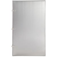 Lavex Janitorial 24 inch x 42 inch Stainless Steel Urinal Partition