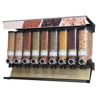 Rosseto SD3232 Bulkshop 13.3 Liter, 9 Canister Standard Dry Food Merchandiser Shelf