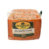 Eckrich 3.25 lb. Jalapeno Deli Loaf - 3/Case
