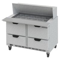 Beverage-Air SPED48HC-18M-4 48" 4 Drawer Mega Top Refrigerated Sandwich Prep Table