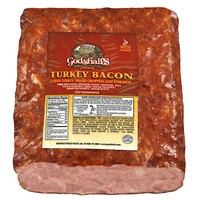 Godshall's 6 lb. Turkey Bacon Slab - 2/Case