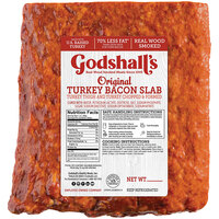 Godshall's 6 lb. Turkey Bacon Slab - 2/Case