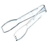 Carlisle 400607 Carly 6 inch Clear Polycarbonate Salad Tongs