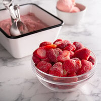 Frozen Sliced Strawberries 5 lb. - 2/Case