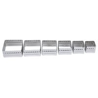 Ateco 52530 6-Piece Stainless Two-Sided Square Cutter Set