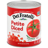 Dei Fratelli #10 Can Petite Diced Tomatoes with Juice - 6/Case