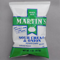 Martin's 1 oz. Sour Cream & Onion Potato Chip Bag - 30/Case