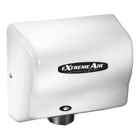 American Dryer EXT7-M ExtremeAir Automatic Unheated Hand Dryer with Steel White Cover - 100/240V, 540W