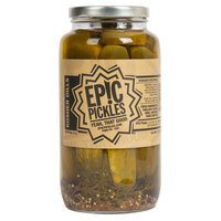 Epic Pickles 32 oz. Kosher Style Dill Pickle Spears - 12/Case