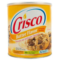 Crisco 48 oz. Butter All Vegetable Shortening   - 12/Case