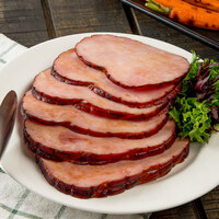 Kunzler 7 lb. Hardwood Smoked Black Forest Honey Ham - 2/Case
