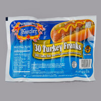 Kunzler 10/1 Turkey Franks - 240/Case