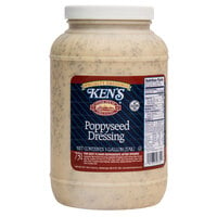 Ken's Foods 1 Gallon Poppyseed Dressing - 4/Case