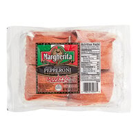 Margherita 2 lb. Sandwich Style Sliced Pepperoni - 8/Case