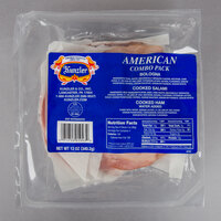Kunzler 12 oz. Pre-Sliced American Style Meat Combo Pack - 8/Case