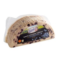 Long Clawson Dairy 2.5 lb. 1/2 Wheel DOP White Stilton® Cheese with Blueberries