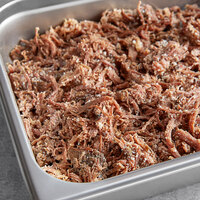 Curly's 2 lb. Fully Cooked Shredded Beef Brisket - 12/Case