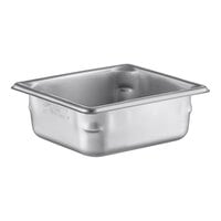 Vollrath 30622 Super Pan V® 1/6 Size 2 1/2" Deep Anti-Jam Stainless Steel Steam Table / Hotel Pan - 22 Gauge