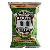 Route 11 Chips 2 oz. Dill Pickle Potato Chips - 30/Case