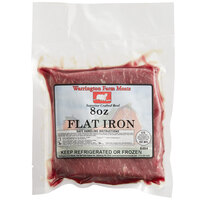 Warrington Farm Meats 8 oz. Fresh Flat Iron Steak - 20/Case