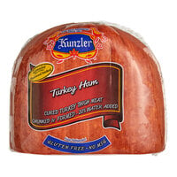 Kunzler 5 lb. Smoked Turkey Ham - 2/Case