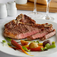 Warrington Farm Meats 14 oz. Fresh T-Bone Steak - 12/Case