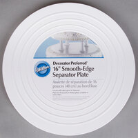 Wilton 191005596 Decorator Preferred 16" Round Smooth Edge Cake Separator Plate