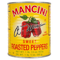 Mancini 29 oz. Sweet Roasted Red Peppers - 12/Case