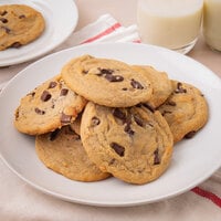 David's Cookies 3 oz. Preformed Classic Chocolate Chunk Cookie Dough - 100/Case