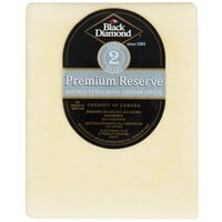Black Diamond 5 lb. Grand Reserve Premium Extra Sharp Aged Cheddar Cheese - 2/Case