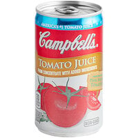 Campbell's Tomato Juice 5.5 fl. oz. Can - 48/Case