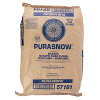 General Mills Purasnow 50 lb. Bleached / Enriched Cake Flour