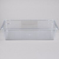 Rubbermaid FG330800CLR Clear Polycarbonate Food Storage Box - 26 inch x 18 inch x 6 inch