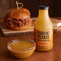 Cortazzo 19 oz. Carolina Peakes Mustard Vinegar BBQ Sauce - 12/Case