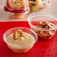 Sabra 4.56 oz. Roasted Red Pepper Hummus with Rold Gold Pretzels - 12/Case