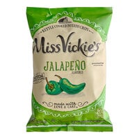 Miss Vickie's Jalapeno Kettle Potato Chips 1.375 oz. - 64/Case