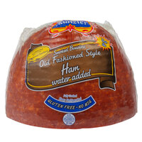 Kunzler Smoked Boneless Old Fashioned Style Ham 3.7 lb. - 9/Case
