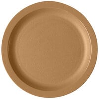 Cambro 825CWNR133 Camwear 8 1/4" Beige Polycarbonate Narrow Rim Plate - 48/Case