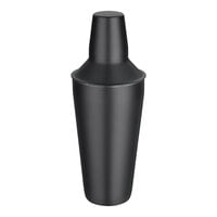 Acopa 28 oz. Matte Black 3-Piece Cobbler Cocktail Shaker