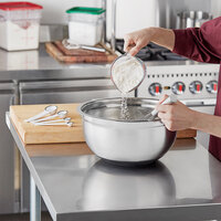 Choice 3 Qt. Stainless Steel Mixing Bowl with Silicone Non-Slip Base