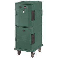 Cambro UPCHT8002192 Ultra Camcart® Granite Green Electric Hot Top / Passive Bottom Food Holding Cabinet in Fahrenheit - 220V