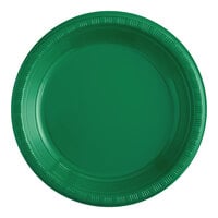 Creative Converting 28112031 10" Emerald Green Plastic Plate - 20/Pack