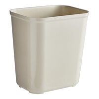 Rubbermaid FG254300BEIG 28 Qt. / 7 Gallon Beige Rectangular Fire-Resistant Medical Wastebasket