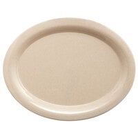 GET BAM-1201 BambooMel 12" x 9" Oval Platter - 12/Case