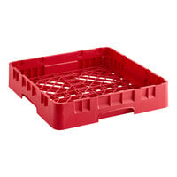 Cambro Red Camrack Full Size Base Rack with Closed Sides